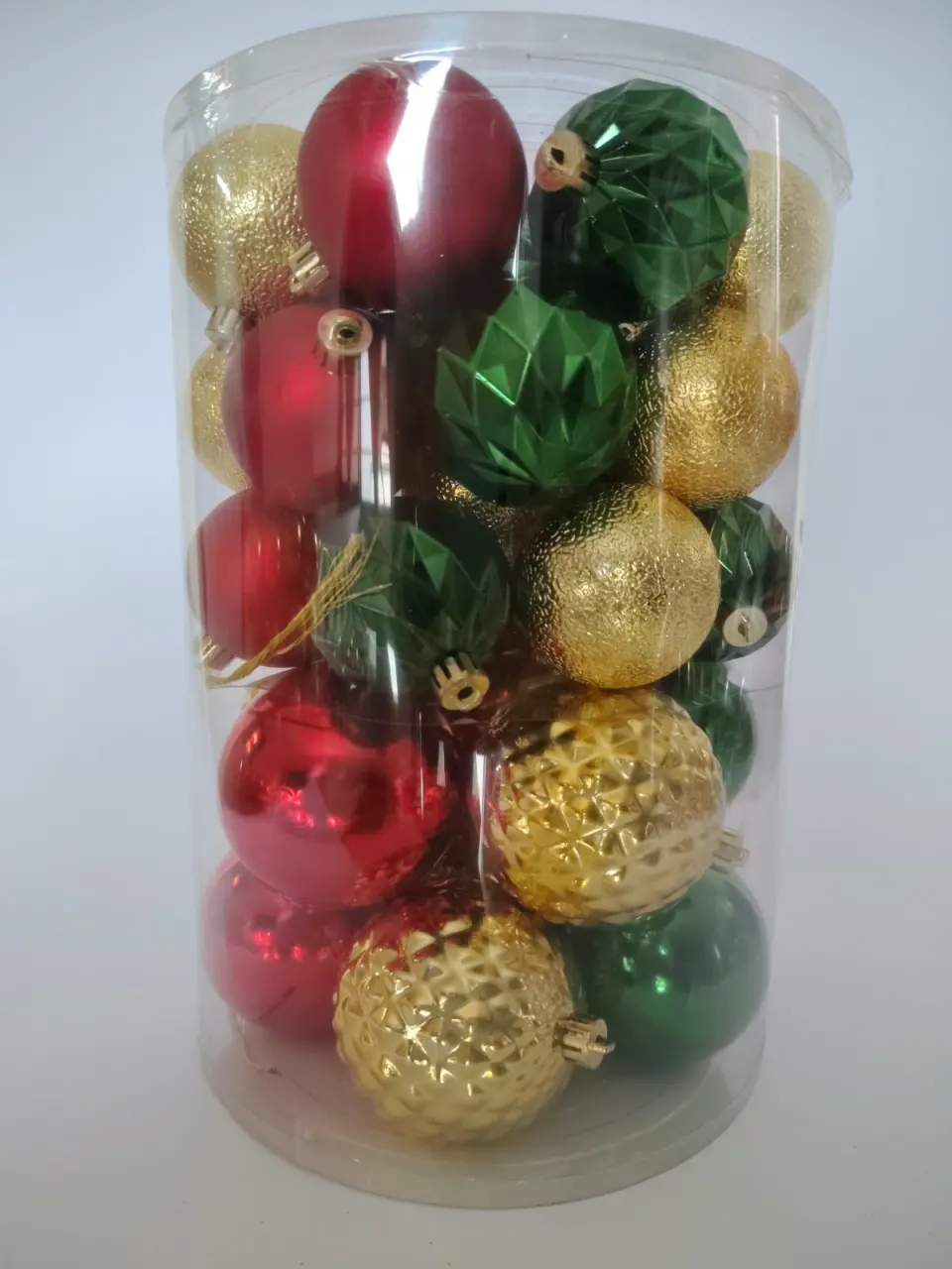 Tarro de bolas surtidas, 6 y 8 cm · tarro × 38